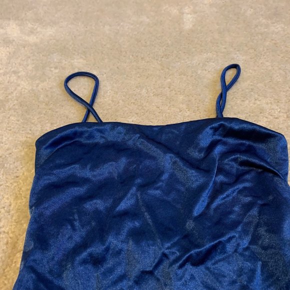 Windsor Navy Body Con Back Strap Dress Size S - Picture 3 of 10